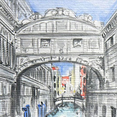 Seufzerbrücke Venedig
