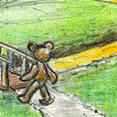 Der kleine Bär hat Angst