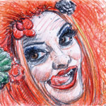 Portraitzeichnung Nina Hagen