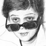 Portraitzeichnung Hanne Rösler